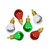 Mini Ornament Christmas Classic Bulbs - Tiny Tree Decorations- 6