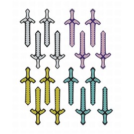 Mkork&fzsx Juguete de espada inflable, armas, espada para niños, recuerdos de fiesta (paquete de 16)