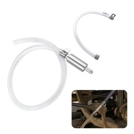 Brake Bleeder Hose,Flexible Brake Bleeder Kit with One Way Check Valve & Hose Clamps,Universal Brakes Fluid Bleeders Kit Car Accessories for Brakes Fluid Replacement