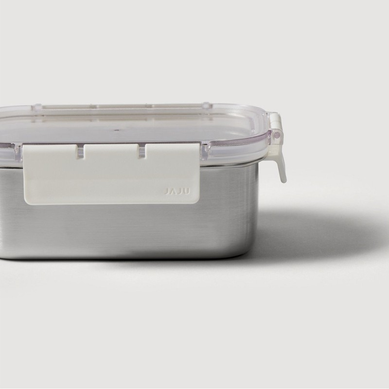 JAJU [JAJU] Stainless Modular Airtight Container 800ml White