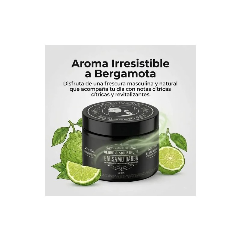 Bálsamo Booster 20% Para Crecer Barba Maximus Inc 118ml