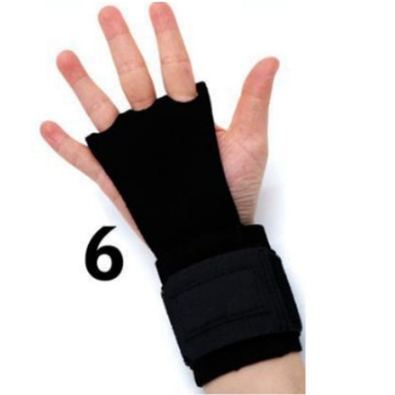 Weight Lifting Hand Grip 3 Holes Leather Gymnastics Grips Hand