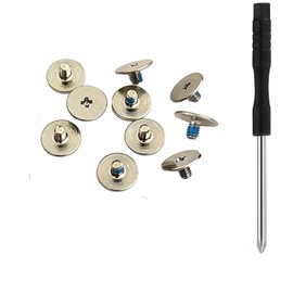 10pcs Laptop LCD Hinge Screws&Phillips Screwdriver for HP Envy X360 Convertible 15-BP 15T-BP 15M-BP 15-BQ 15M-BQ/Pavilion Gaming 15-CX 15T-CX,Screen Hinge Screw to Back Cover. (Blue Glue)