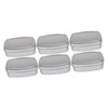 STOBAZA 3sets Portable Travel Soap Case Multi-Function Soap Container Aluminum