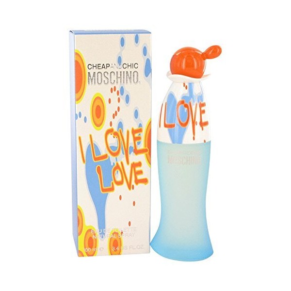Uniquely For Her I Love Love by Moschino Eau De Toilette Spray 3.4 oz