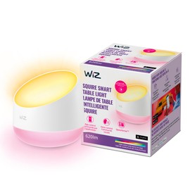 WiZ Squire Table Lamp - Portable- Smart- Full-Color Light - Connects to Your Existing Wi-Fi - Control with Voice or App - Works with Google Home, Alexa and Siri Shortcuts