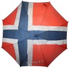 YNOT? Mini Pocket Umbrella Mini Umbrella Manual with Norway Flag,