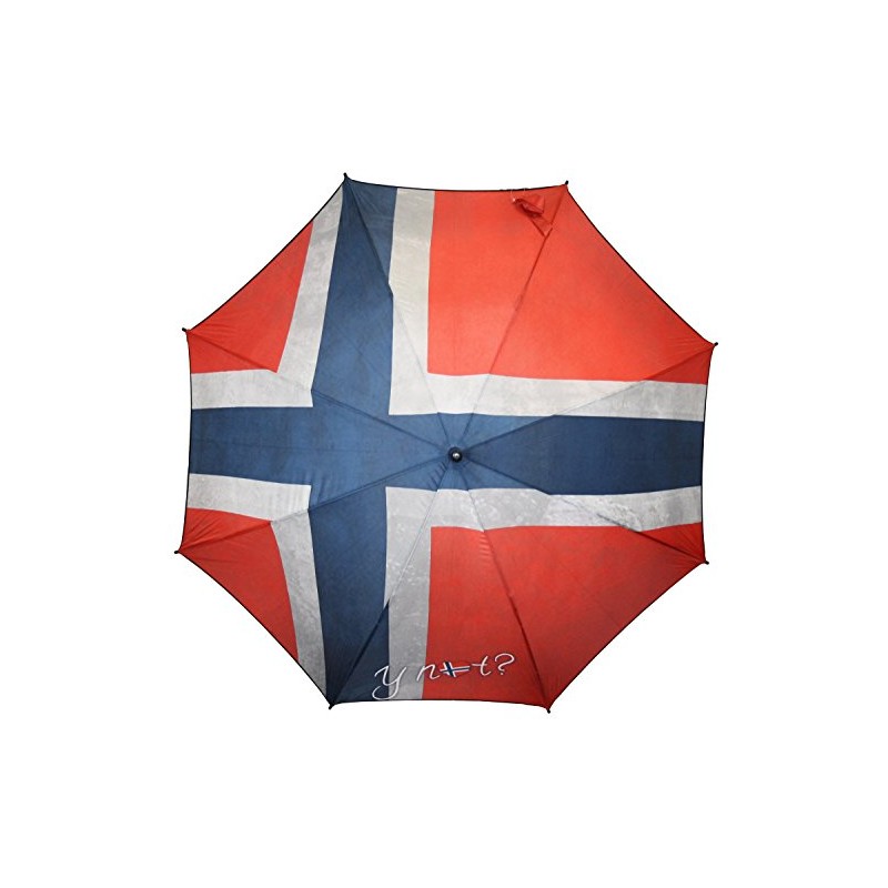 YNOT? Mini Pocket Umbrella Mini Umbrella Manual with Norway Flag,