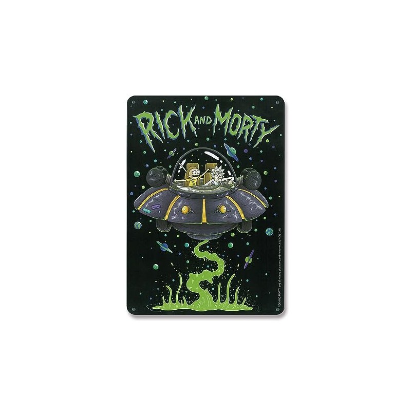 Logoshirt® Rick and Morty I Spaceship I Space Cruiser I