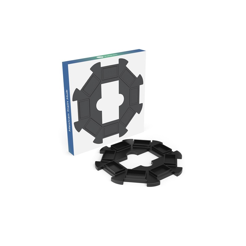 Volareo Mexican Train Hub - Black - Replacement Hub Centerpiece