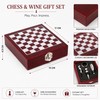 4-Piece Wine Accessories Set for Home Entertaining - Chessboard Wine