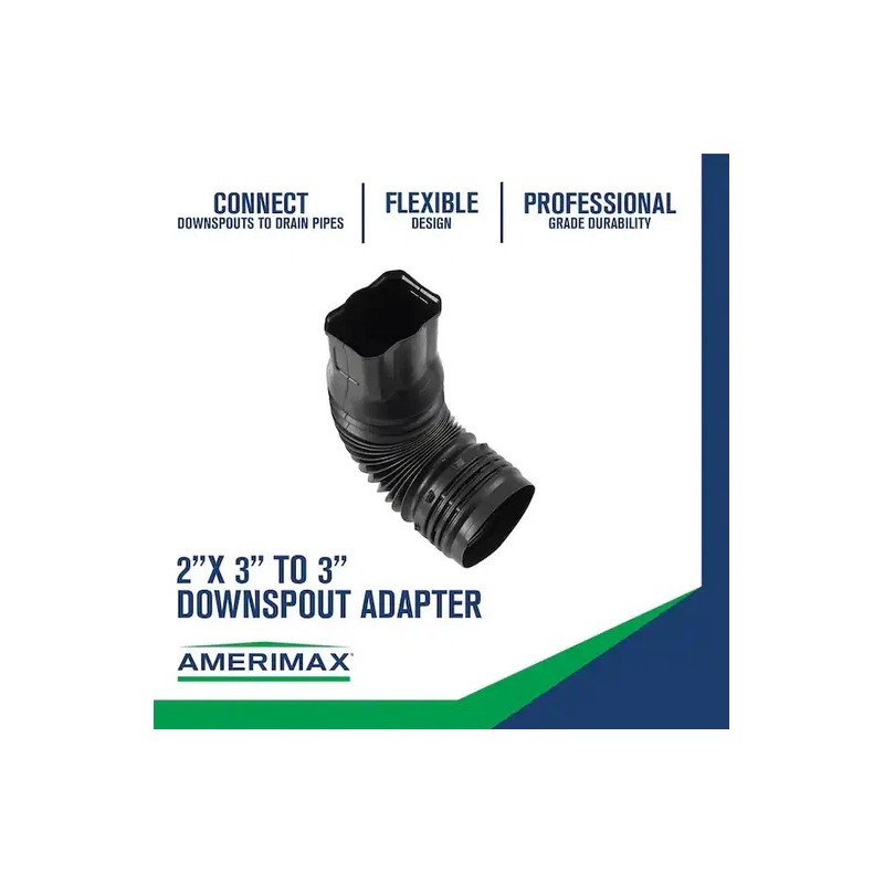 Amerimax Home Products FLEX Drain 2 in. x 3 in.
