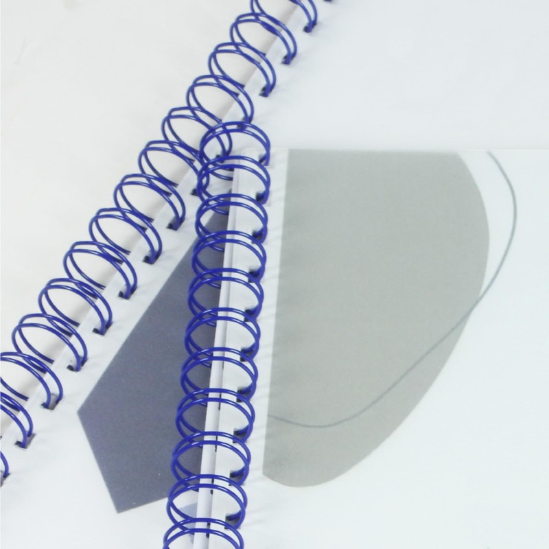 RAYSON 100 x Blue Wire Binding Combs 25 Sheets 3:1