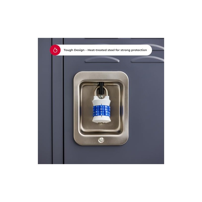 Master Lock 1535DWD Candado de Combinación con Letras para Recordar
