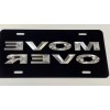 Diamond Etched Products Reverse Move Over Diamond Etched Aluminum Black