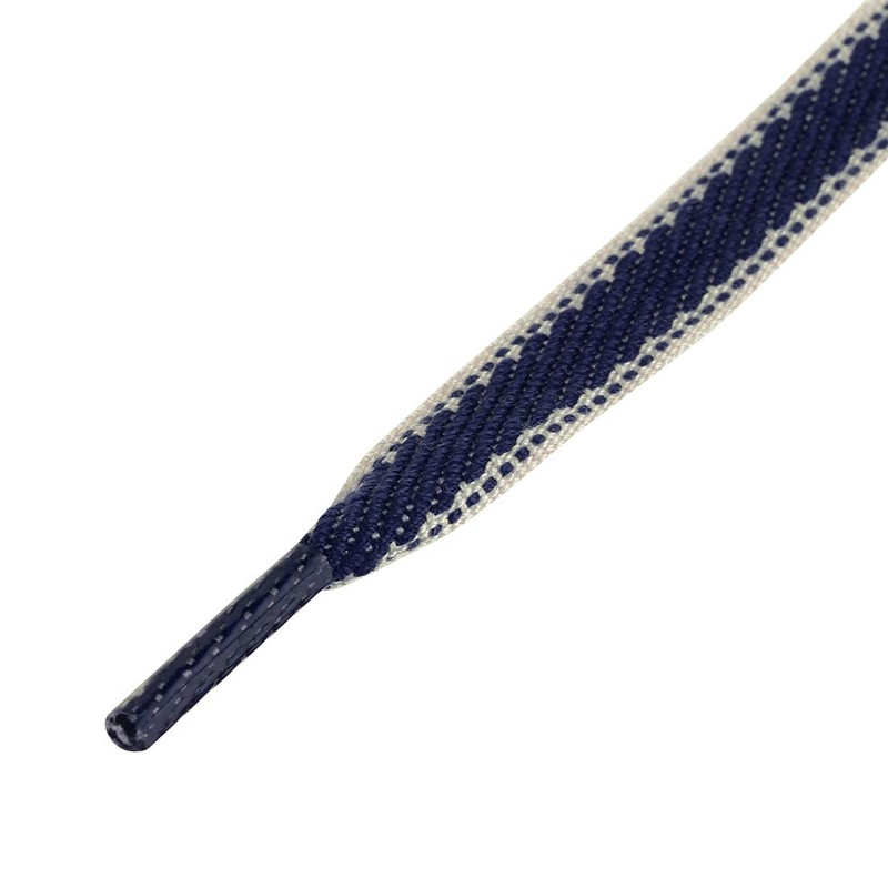 Allegra K Stripe Canvas Shoelaces, Flat Shoelaces, Shoe Laces, Flat