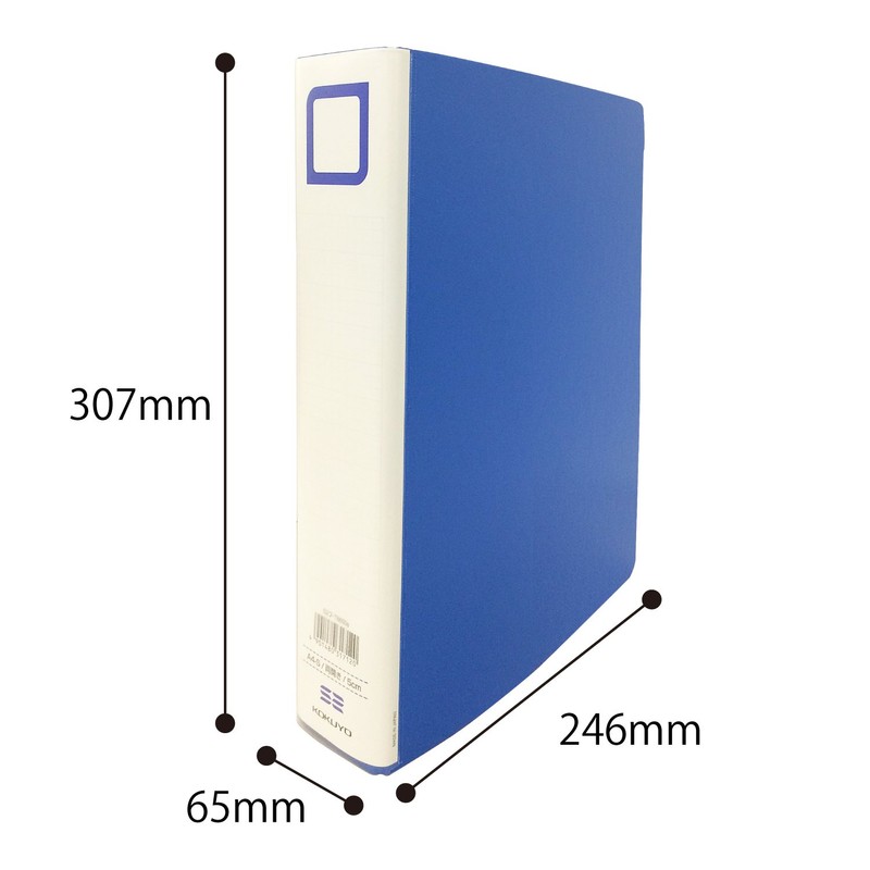 Kokuyo file Tube File S2 Both Open A4 , Blue