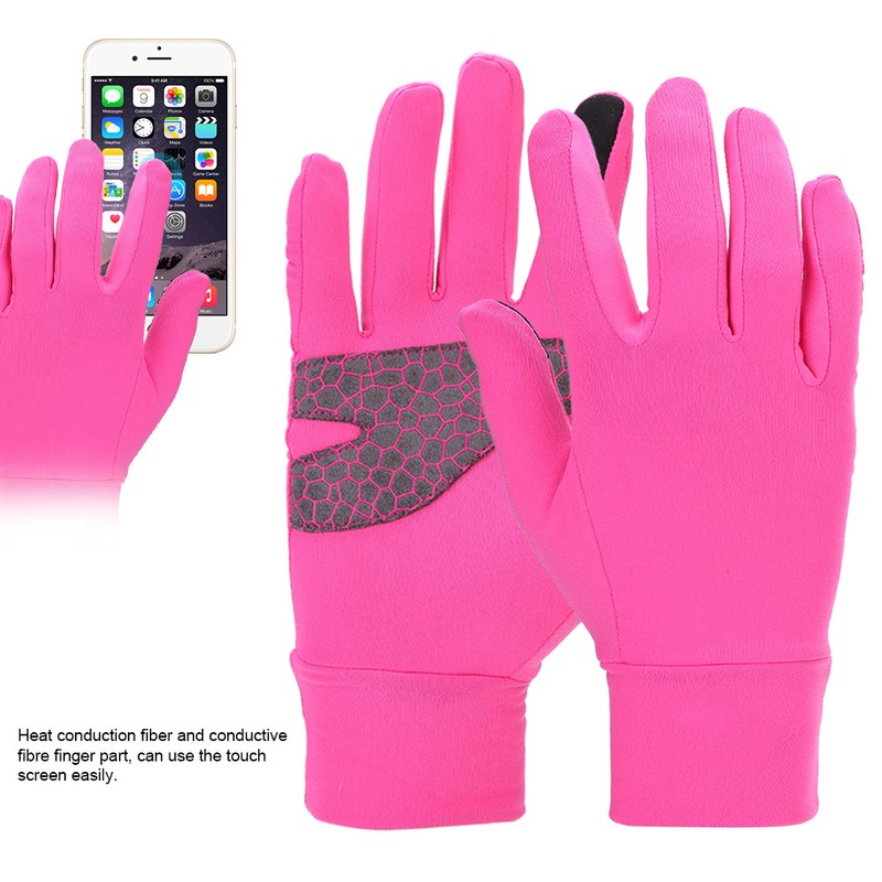 Winter Thick Thermal Warm Full Finger Gloves for Running Skiing