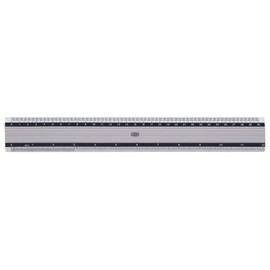 M + R 18300000 Ruler Aluminium 30 cm cm and inch Scaling