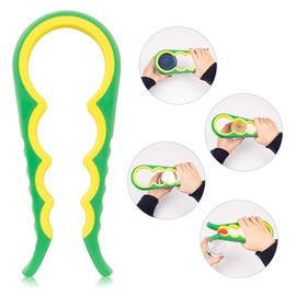 TRENZADO オープナー ペットボトルオープナー ボトルオープナー 缶切り キャップ オープナー 蓋あけ 栓抜き キャップ外しキット プルタブオープナー 力節約 使用簡単 滑り止め 安全 多機能 マルチ 関節炎のあるお年寄り用 女性・子供・弱い手のため キッチンツール