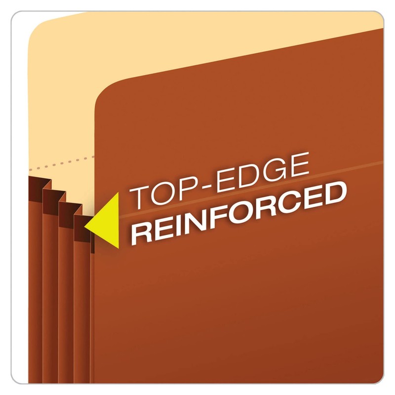 Pendaflex Expanding File Pockets, Letter Size, 5.25" Expansion, Reinforced with