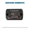 Runleader Hour Meter for Small Engine Tachometer with Alligator Clip