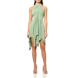 NORMA KAMALI Women's Convertible Dress, Vintage Green