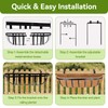 Halatool 24 Inch Railing Planter Box, 2 Pack Trough Planter