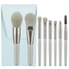 Makeup Brushes Set of 8 Makeup Brushes, Premium Fiber Bristles,