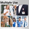 Magnetic Badge Holder with Strong Magnet Back, Silly Goose Retractable