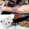 Rifrpha 300 PCS Transparent Tattoo Ink Cups Disposable Ink Pigment