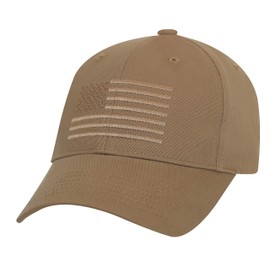 Rothco U.S. Flag Low Profile Cap (US, Alpha, One Size, Multi)