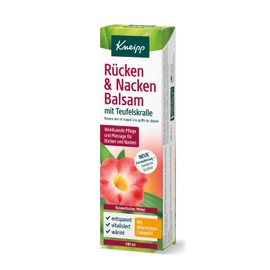 Kneipp Back & Neck Balm - Care and Massage with Valuable Extract of Devil's Claw & Natural Essential Oils of Lavender & Cajeput - for Back, Neck & Shoulder - 100 ml