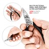 SAMSFX Mini Fishing Pliers with Retractors, Snap Split Ring Pliers,