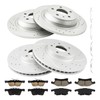 Torchbeam Front and Rear Brake Pad & Rotor Kit Brake