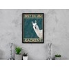 Bist du am kacken Lama Bild Poster | Badezimmer WC