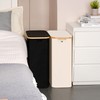 efluky Slim Laundry Basket with Lid, Narrow Laundry Hamper with
