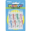 Birthday Candles Assorted - Pack of 8 - Easy-to-Light &