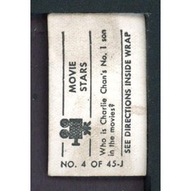 1948 Topps # 4 J Keye Luke (Baseball Card) GOOD