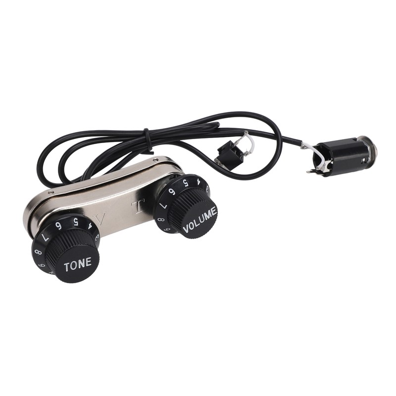 Violin Pickup Piezo Transducer Bridge Set with Tone Volume Knob