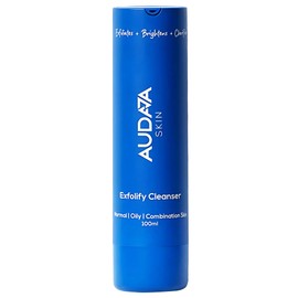 AUDAJA Exfolify Glycolic Acid Cleanser for Face – Dermatologist Tested Anti Aging Face Wash Exfoliates & Hydrates Skin – 7% Glycolic Acid Face Wash with 2% Salicylic Acid – 100 ml/3.4 oz