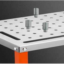 RCTUTEIAO Welding Table Fixture Pins 12 Pcs 5/8 x 1 x 1.5 Stop Alignment Aluminum Accessories Square Quick Setup Fixturing Kit