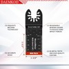 DAEMKOD 100 Pack Bi-Metal Oscillating Saw Blades Metal Cutting, 34MM