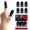 Progameplays Premium Hybrid Finger Sleeves for Mobile Gaming, High Sensitivity,