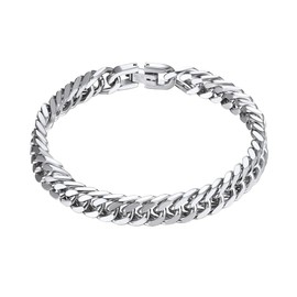 Men Bracelets Franco Chain Mens Jewelry Wristband Teens boy Boyfriend Gift 8mm Hand Bangle 316L Stainless Steel Bracelet