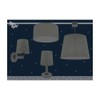 Dalber Children's Table Lamp Bedside Lamp Star Light Stars White