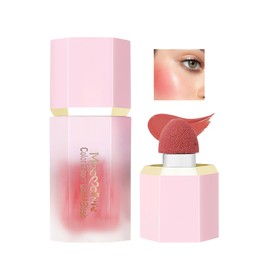 Qwesure Xixi Nourishing Blush Gel Face Nourishing Flower Gel Natural Look Dewy Liquid Blush Lightweight, Breathable, Long-Lasting, Smudge-Proof Blush Liquid Rouge Multi-Purpose Stick