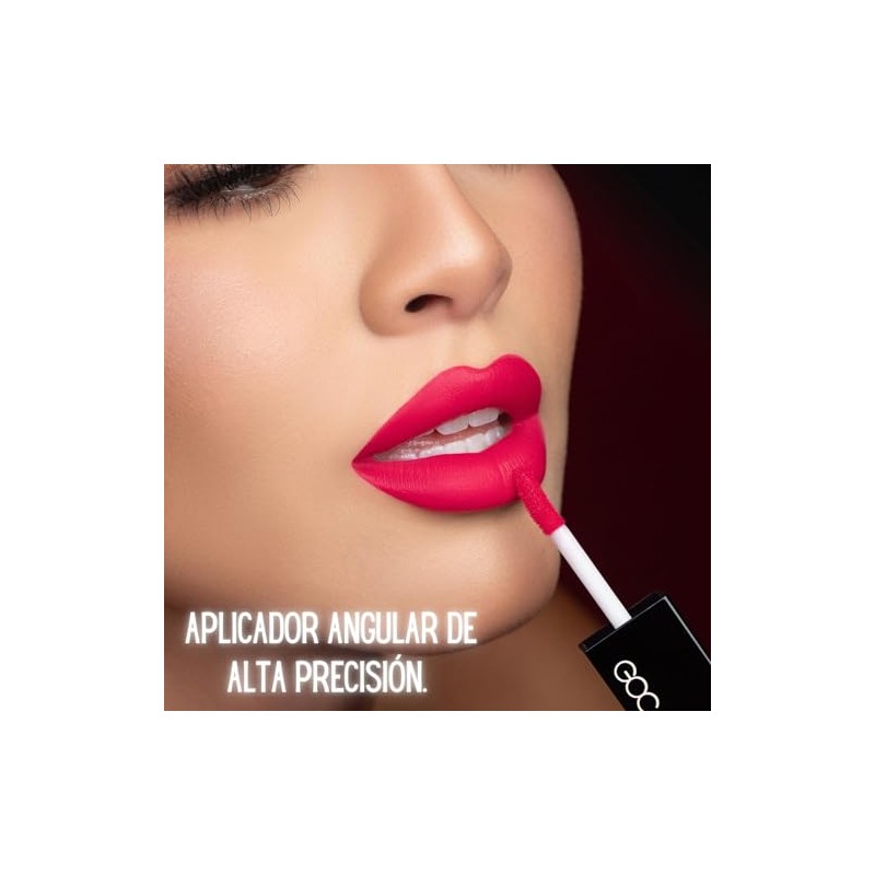 Goc Labial Líquido Acabado Aterciopelado Maquillaje Larga Duración Color Vibe