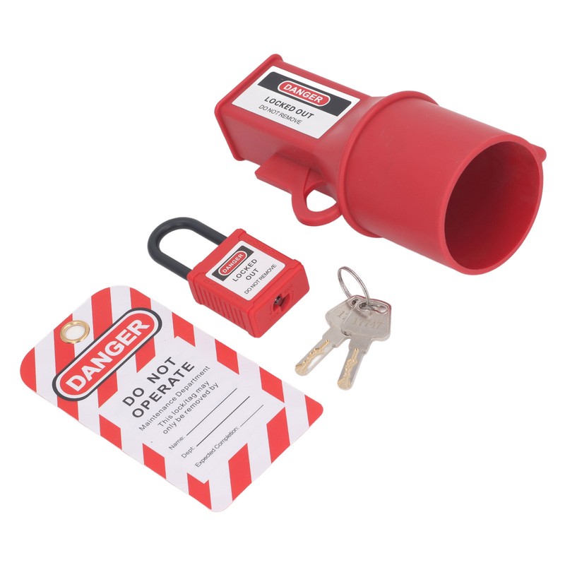 3PCS Set Electrical Plug Lockout 62mm Inner Diameter Industrial Waterproof
