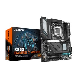 GIGABYTE B850 Gaming X WIFI6E AMD AM5 LGA 1718 Motherboard, ATX, DDR5, 3X M.2, PCIe 5.0, USB-C, WIFI6E, 2.5GbE LAN, EZ-Latch, 5-Year Warranty